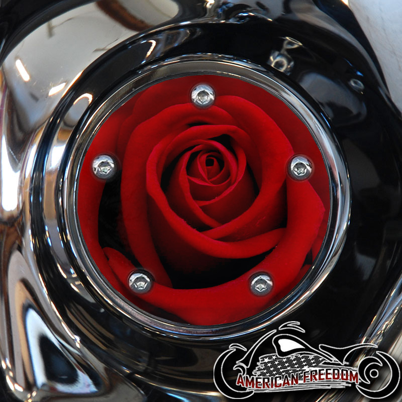 Custom Timing Cover - Red Rose